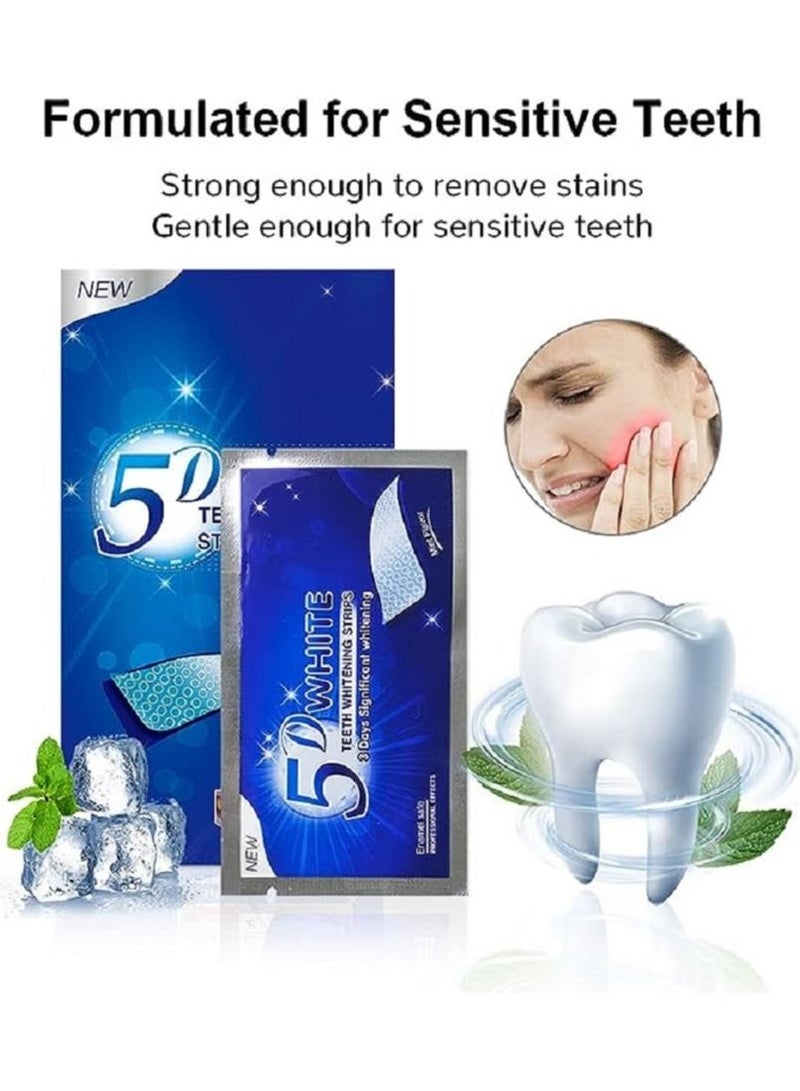 14-Pieces 5D Teeth Whitening Strips - Image 2