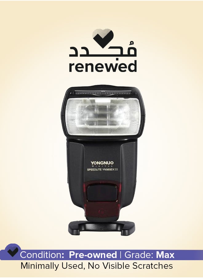 YONGNUO Renewed - YN565EX III/N Wireless Speedlite Flash Light  - Image 1