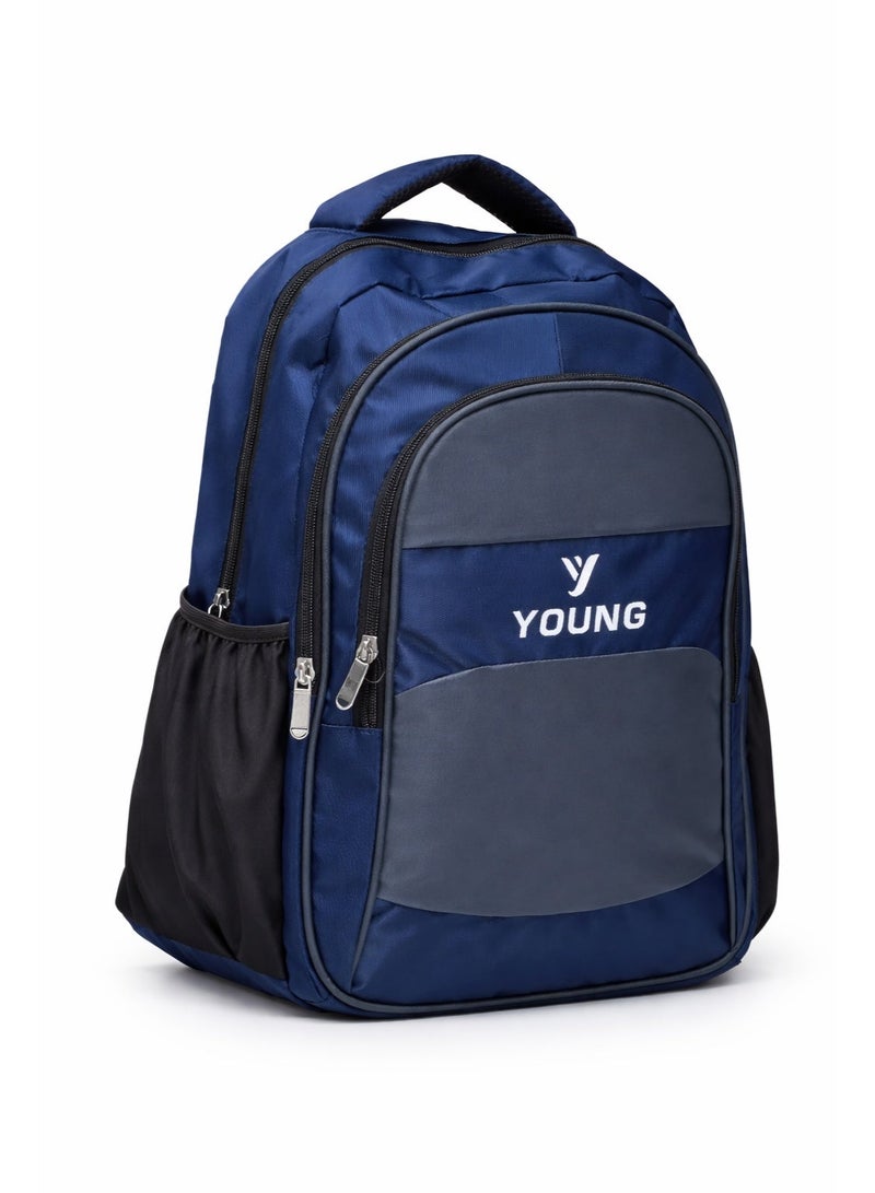 Large Capacity Multi-Compartment School & Travel Backpack â€“ Durable Everyday Laptop Backpack with Padded Shoulder Straps and Side Pockets - Image 1