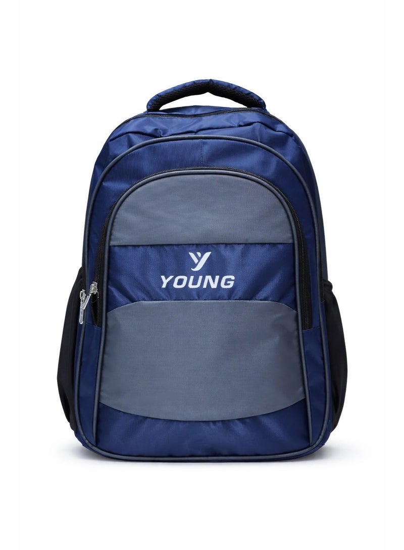 Large Capacity Multi-Compartment School & Travel Backpack â€“ Durable Everyday Laptop Backpack with Padded Shoulder Straps and Side Pockets - Image 2