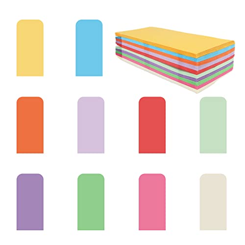 xflyxin Cash Envelopes 120 Pack 3.5x6.5inch,Colored envelope，Seed envelope，Coin envelope，Colored envelopes for cash, budgets, checks, coins, tickets, jewelry, small items - Image 1
