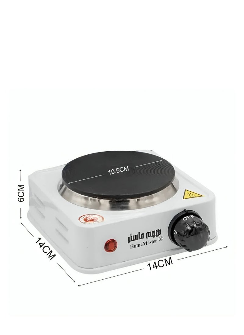 Home Master - Home Master HM-381 Single Burner Electric Cast Iron Stove 5 Heat Levels Suitable for Cooking and Heating - Image 1
