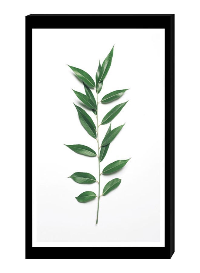RYN Modern Wall Decor Painting With Inner Frame Black/White/Green 40 x 60centimeter - Image 1