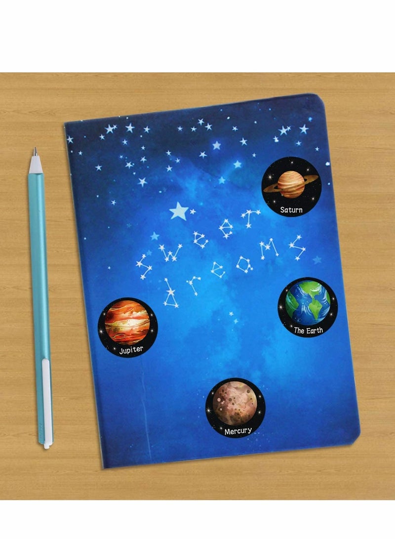 SYOSI Stickers, Solar System Stickers, Realistic Stickers, Planet Outer Space Stickers, 500 Pcs Per Roll - Image 5