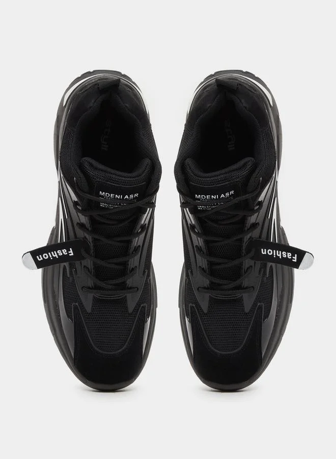 Styli Lace Up Chunky Sole Sneakers