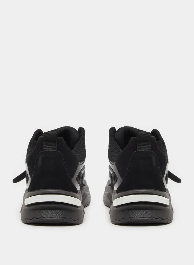 Styli Lace Up Chunky Sole Sneakers