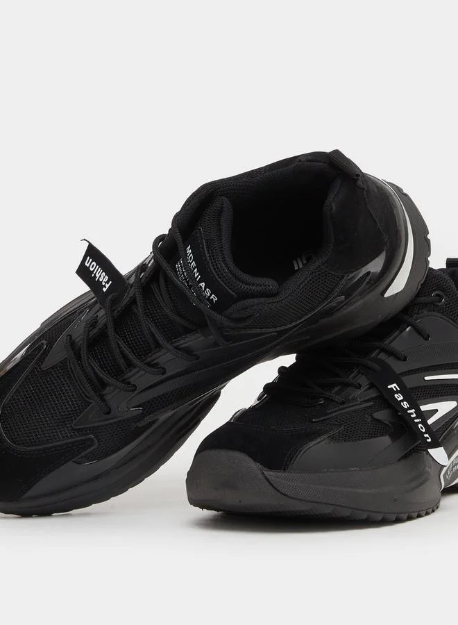Styli Lace Up Chunky Sole Sneakers