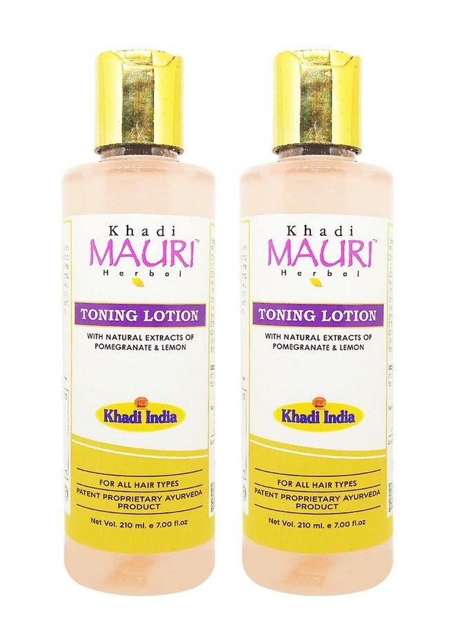 Khadi Mauri Herbal - Khadi Mauri Toning Lotion Pack Of 2 (420 Ml) - Image 1