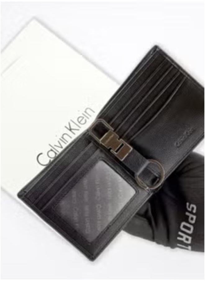 Calvin Klein Wallet-Keychain Set For Men