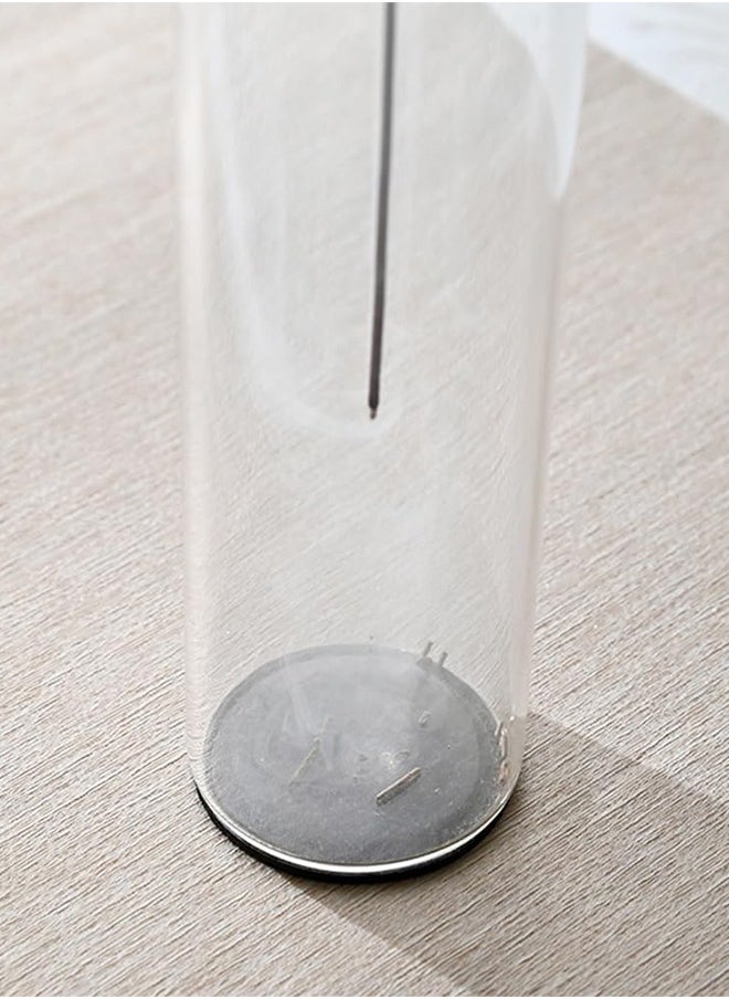 Generic - Glass Incense Holder, Incense Holder for Sticks with Ash Catcher, Fireproof Incense Burner for Aromatherapy Meditation Yoga Spa Room Decor No Mess Incense Holder Black - Image 1