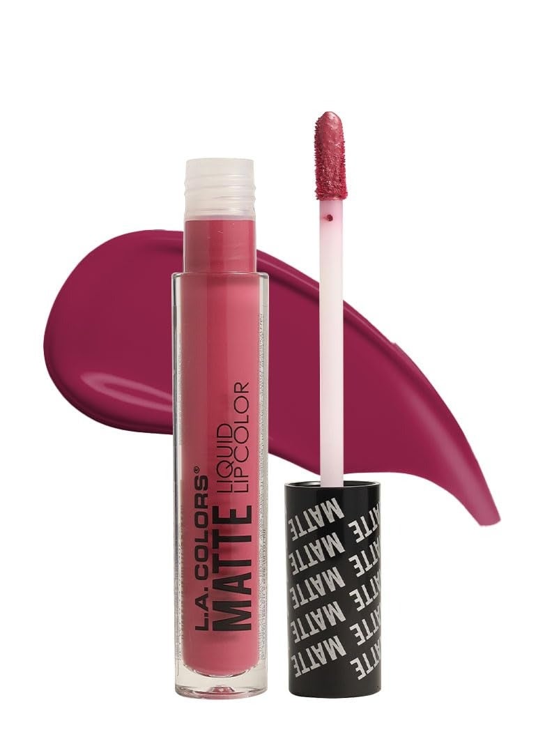 لا كولورز أحمر شفاه سائل مطفي من إل إيه كولورز، يدوم طويلاً، مثالي، 4 غرام - Image 2