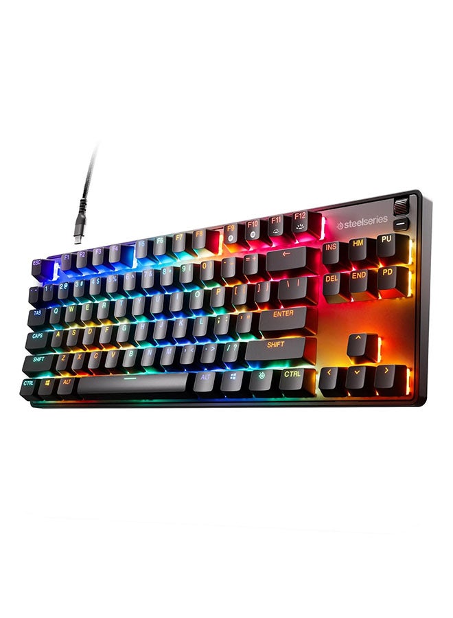 steelseries APEX 9 TKL  Gaming Keyboard, Linear OptiPoint Optical Switches, 5 Custom Profiles, 100M Keypresses, Per Key RGB Illumination, US English, Black | 64847 - Image 1