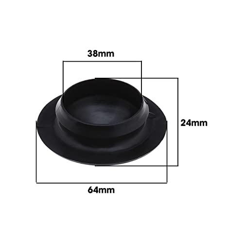 Micro Traders أغطية دعم التعليق الأمامي 2 قطعة 54330ED000 مقاومة للماء والغبار متوافقة مع نيسان ليف ZE0 سنترا B16 جوك F15 مكعب Z12 - Image 4