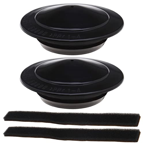 Micro Traders أغطية دعم التعليق الأمامي 2 قطعة 54330ED000 مقاومة للماء والغبار متوافقة مع نيسان ليف ZE0 سنترا B16 جوك F15 مكعب Z12 - Image 1