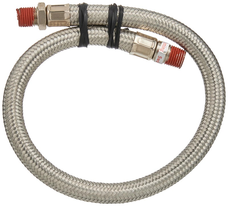 Viair 92804 18" Stainless Steel Braided Leader Hose without Check Valve - Image 2