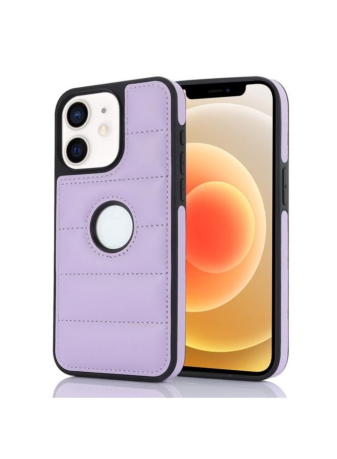 Zaboon Case For iPhone 12 / 12 Pro Piano Key Hollow Cutout PU Phone Case - Image 1