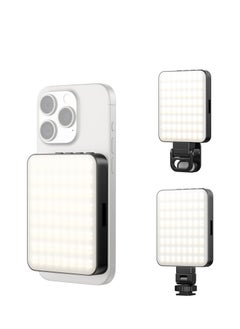 VRIG Magnetic Selfie Light, Rechargeable 128 LED Fill Light with Phone Clip/Cold Shoe, Adjusted 3 Light Modes Phone Light Clip for Magsafe, TikTok, Video Recording, Live Stream,Makeup, Camera, Laptop  - Image 1