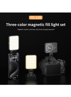 VRIG Magnetic Selfie Light, Rechargeable 128 LED Fill Light with Phone Clip/Cold Shoe, Adjusted 3 Light Modes Phone Light Clip for Magsafe, TikTok, Video Recording, Live Stream,Makeup, Camera, Laptop  - Image 4