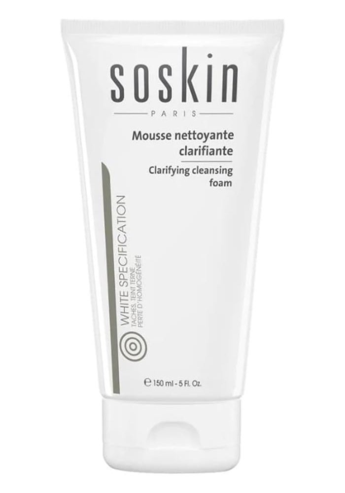 SOSKIN Clarify Cleansing Foam - 100ml, Purifying Face Wash for Oily & Acne-Prone Skin