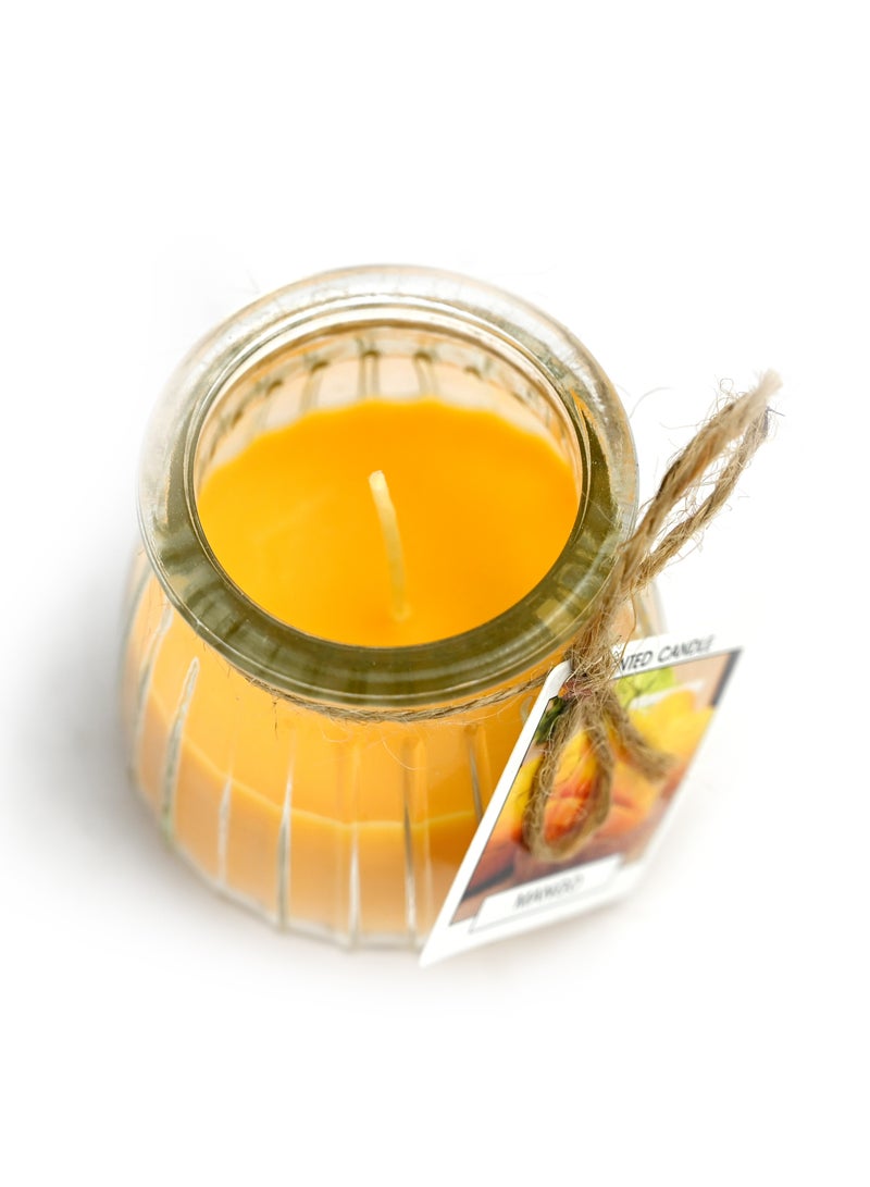 Mango Scented Candle For Home Fragrance, Scented Candles For Home Décor, Scented Candles For Home, Small Candles For Refreshing Fragrance, Birthday Gift For Women  - Image 3