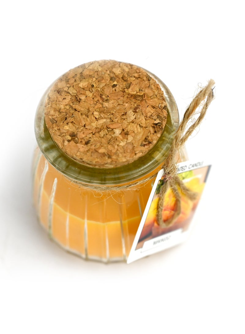 Mango Scented Candle For Home Fragrance, Scented Candles For Home Décor, Scented Candles For Home, Small Candles For Refreshing Fragrance, Birthday Gift For Women  - Image 2