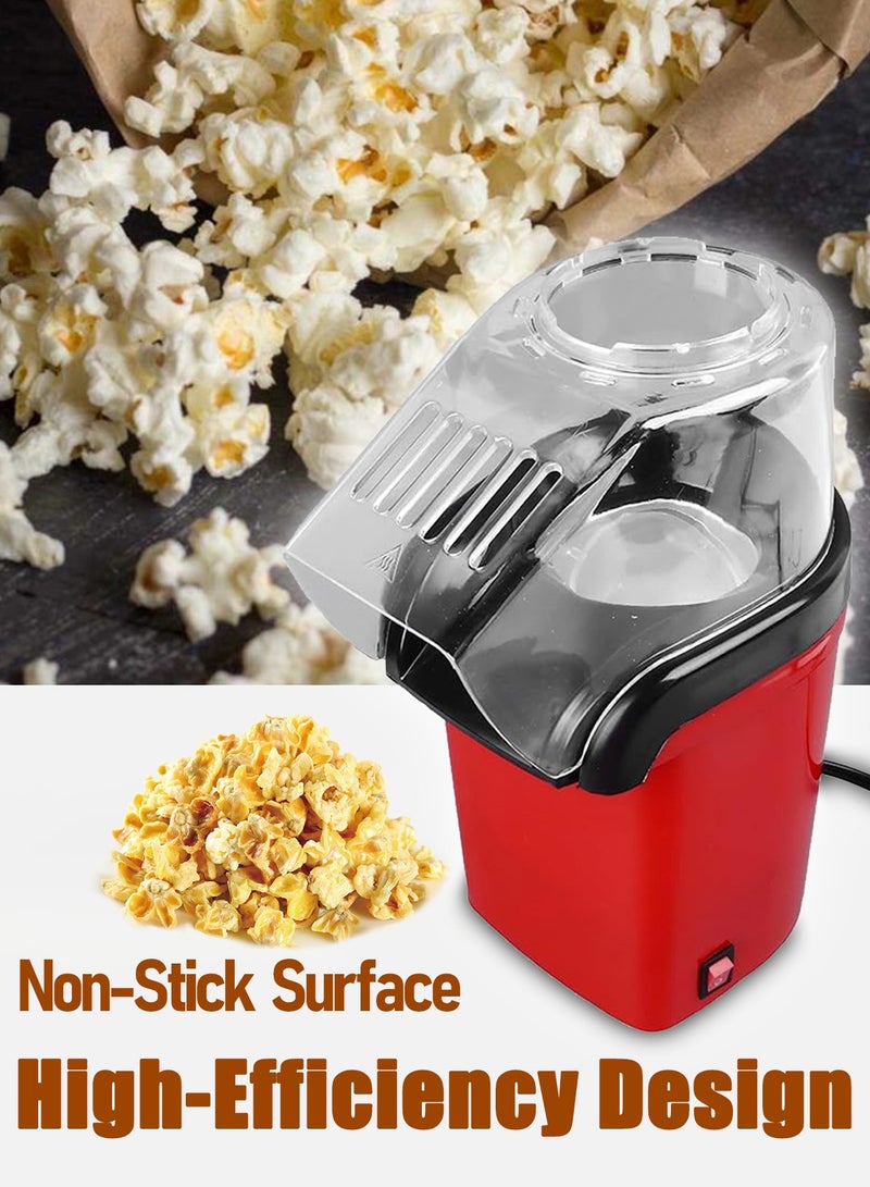 TOP Hot Air Popcorn Machine 1200w, Quick To Complete Healthy Food In 2-3 Minutes 1.8 L 1200.0 W JYDQ-01H Red - Image 2