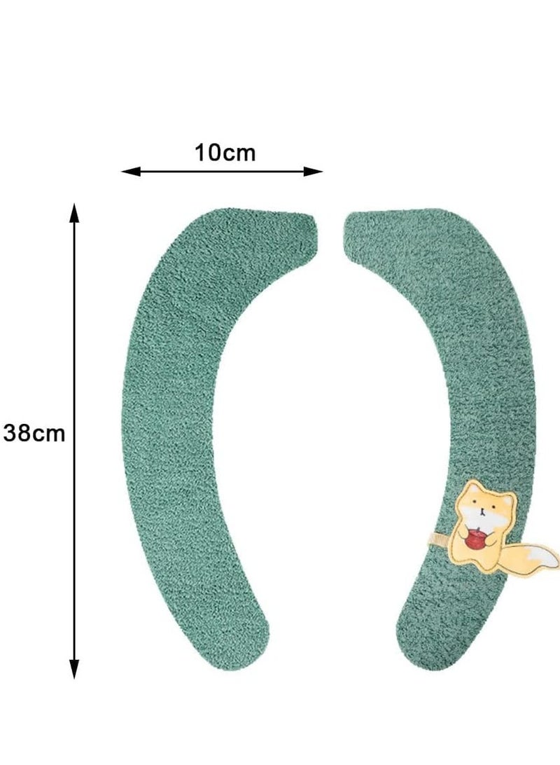 4 Pairs of Adorable Washable Toilet Seat Cushions - Soft, Comfortable, and Universal Covers for Enhanced Comfort and Hygiene. - Image 4