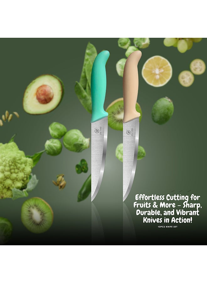 طقم سكاكين مطبخ مكون من قطعتين - مثالي للاستخدام اليومي - Image 4