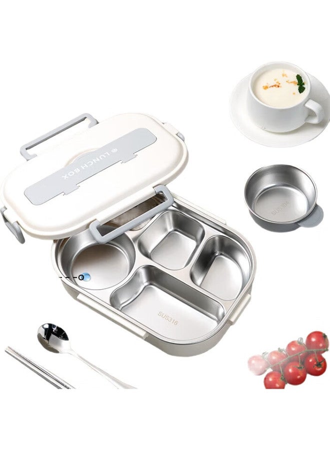 JD.com Jd Jingzao Lunch Box For Office Workers, 316 Stainless Steel Meal Container, Microwave-Safe Student Lunch Box, Large Capacity 1.5L With Insulated Bag - Image 3