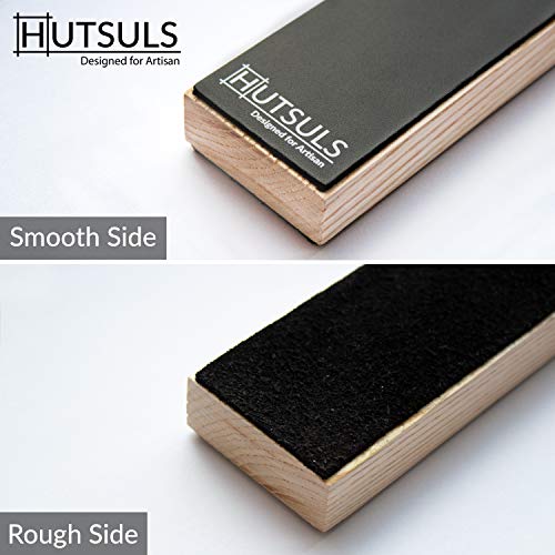 Hutsuls Double Sided Leather Strop Paddle Kit - Get Razor-Sharp Edges, Ergonomic Handle, Quality Honing Leather, and Step-by-Step Guide - Image 3