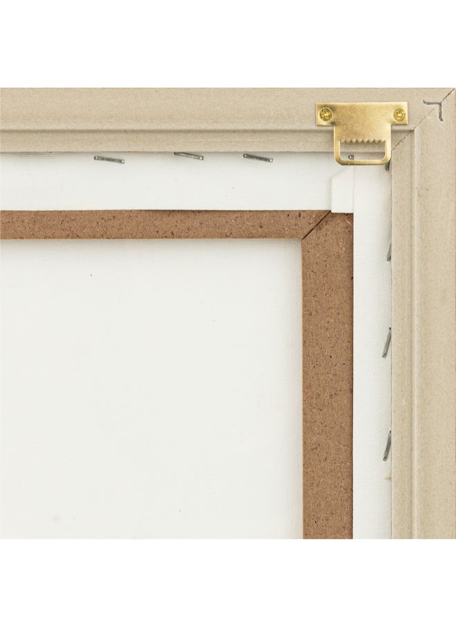 atmosphera Azra Elegant Rectangular 3D Wall Art Beige 50 x 70 cm 205661 - Image 3