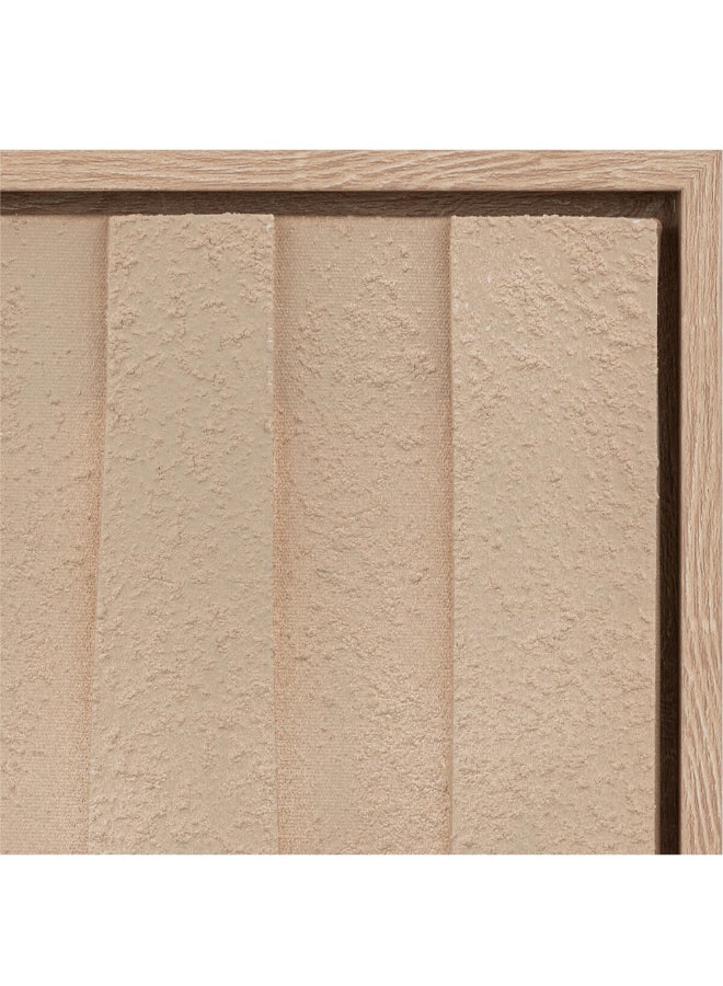 atmosphera Azra Elegant Rectangular 3D Wall Art Beige 50 x 70 cm 205661 - Image 2