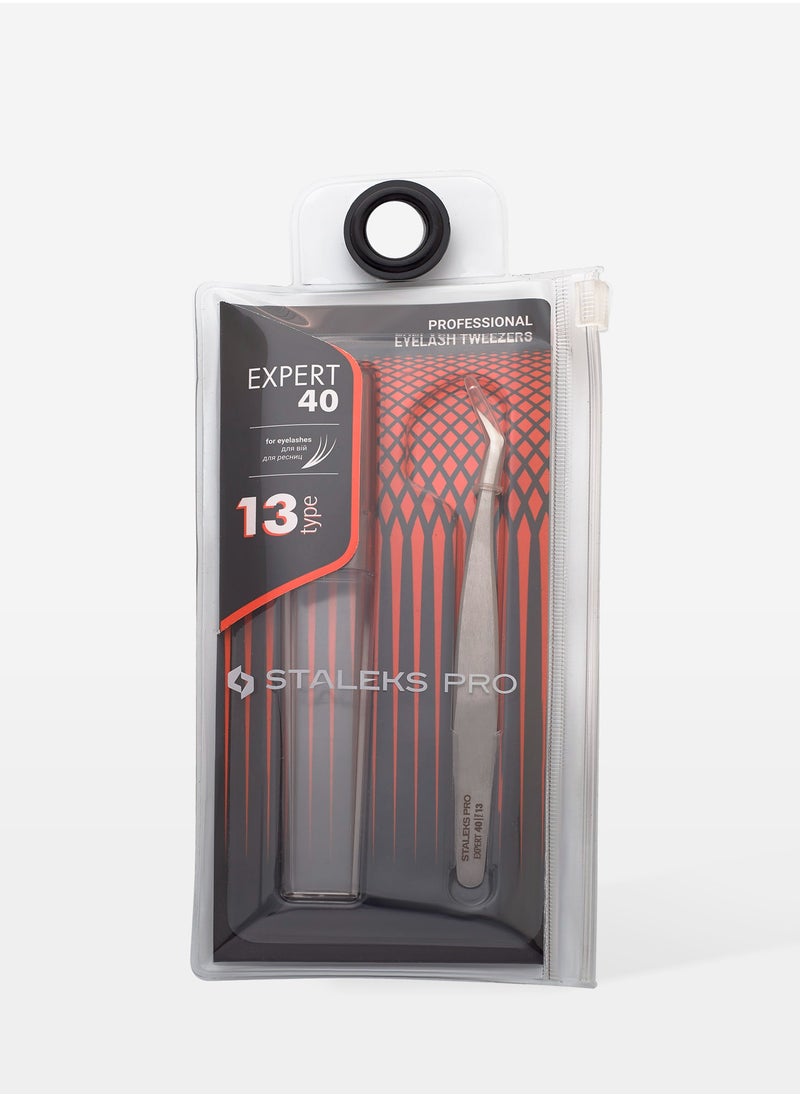Professional eyelash tweezers - EXPERT 40 | TYPE 13 (L-shaped, 40′) - pzsku/Z9D9134F825F768E2B029Z/45/_/1732109352/2df0de94-09f1-4f48-936c-10f3c28513a5