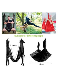 Yoga Hammock - Aerial Yoga Swing Set, Yoga Trapeze Inversion Exercises with Extension Straps and Ceiling Anchors, Hanging Aerial Hammock for Fitness, Dance, Yoga, Gymnastics - pzsku/Z9D91366897221C0A905FZ/45/_/1684141649/a232fd2d-255d-47bf-9f4c-a09a7b06142a