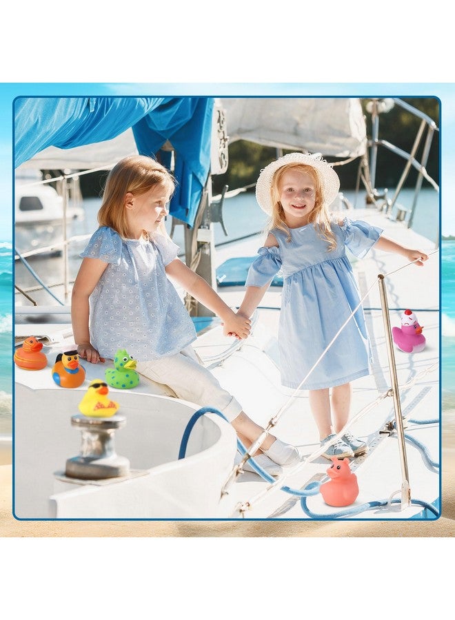 Prudiut Cruise Rubber Ducks Kits 30 Pcs Assorted Cruising Duck with 30 Cruise Ducks Tags and 40 Rubber Bands with Duck Storage Bag for Cruise Ship Hiding Essentials - Image 5