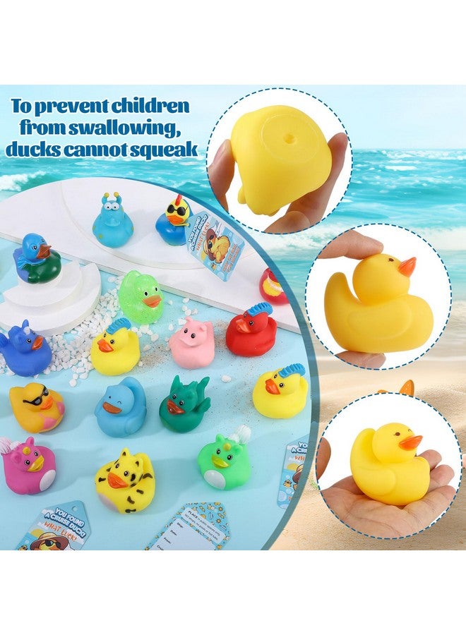 Prudiut Cruise Rubber Ducks Kits 30 Pcs Assorted Cruising Duck with 30 Cruise Ducks Tags and 40 Rubber Bands with Duck Storage Bag for Cruise Ship Hiding Essentials - Image 3