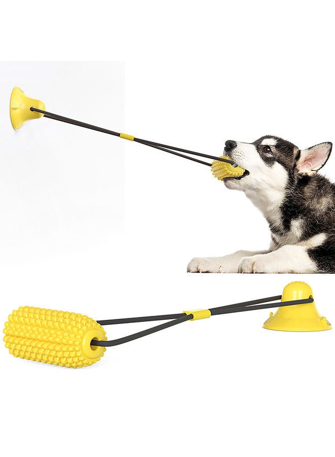 NIBEMINENT Molar Bite Toy Dog Chewing Yellow 18x13x5cm - Image 1