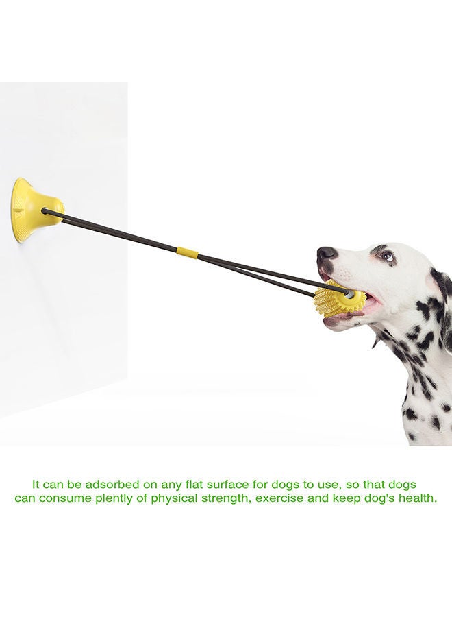 NIBEMINENT Molar Bite Toy Dog Chewing Yellow 18x13x5cm - Image 2