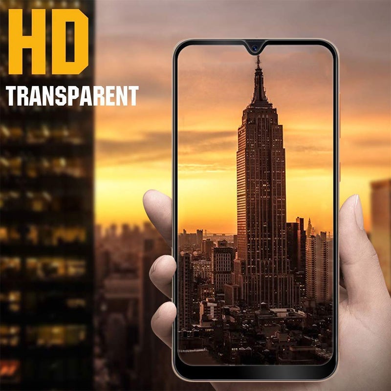 SPAZY CASE حافظة SPAZY CASE® لجهاز Samsung Galaxy M06 5G زجاج مقسى | 9H لاصق كامل بدقة عالية، مقاوم للكسر، واقي شاشة مضاد للخدش لجهاز Samsung Galaxy M06 5G - Image 3
