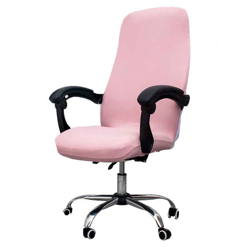 Melaluxe Melaluxe Office Chair Cover  Universal Stretch Desk Chair Cover Computer Chair Slipcovers Size L  Pink 