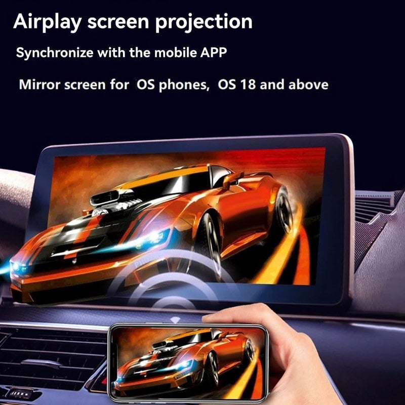 Three-in-one wireless intelligent car interconnection adapter Silver (support Carplay, Airplay, Android Auto, wired to wireless plug and play) - Image 5
