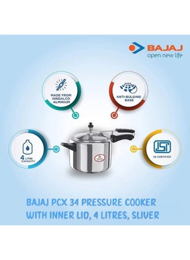 Bajaj PCX 34 4 L Pressure Cooker - Image 2