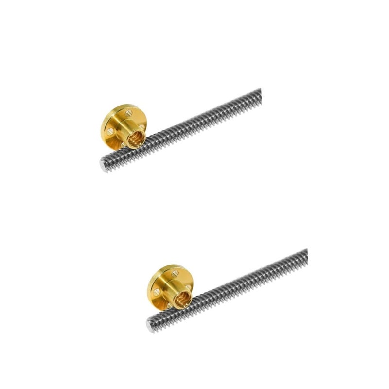2pcs Printer Stepper Motor Screw Nut Threaded Rod For Quiet Smooth Printing - Image 2