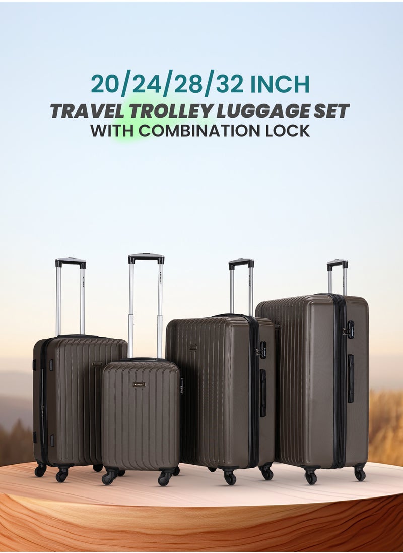 Stargold - ABS Hard Sided Luggage Set of 4 Pieces 20,24,28,32 inch - Image 1