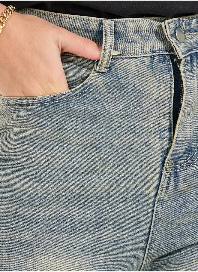 Styli Straight Leg Regular Fit Jeans