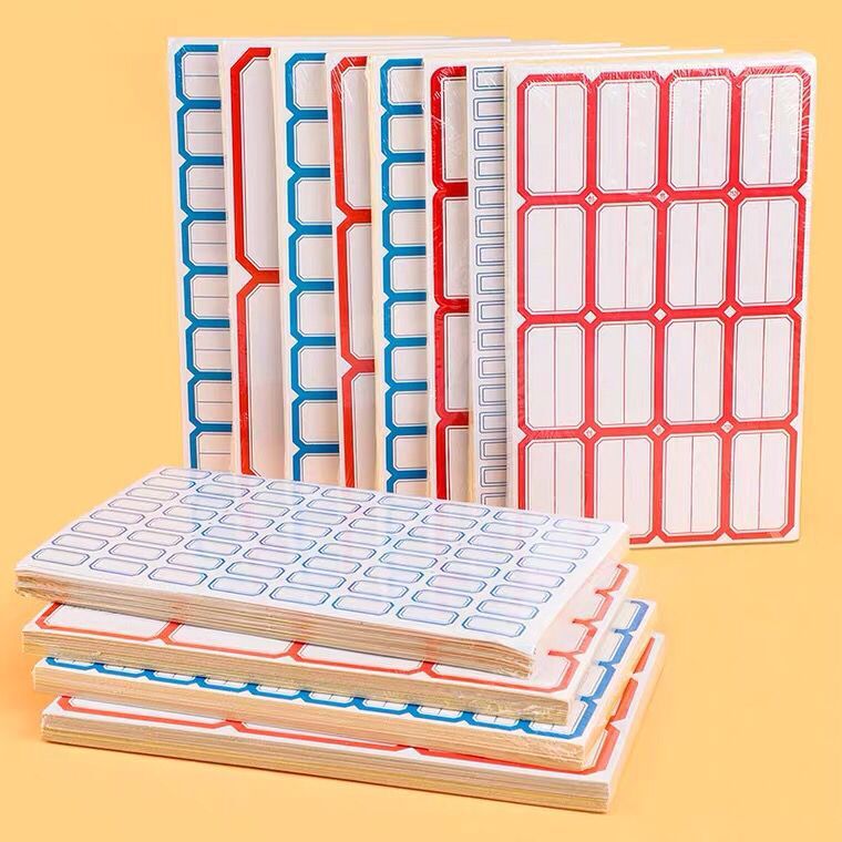 Self-Adhesive Label Sticker Self-Adhesive Label Paper Mouth-Picking Paper Handwritten Label Price Name Sticker Office Sticker - Image 3