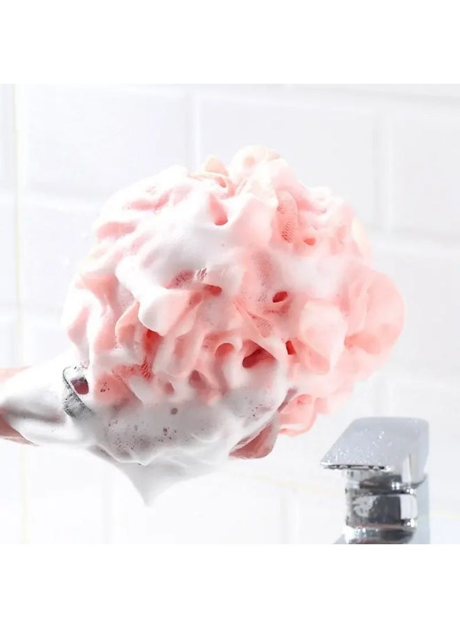 Shower Balls, PE Bath Shower Balls Comfortable Scrubbing Bubble Net - Image 4