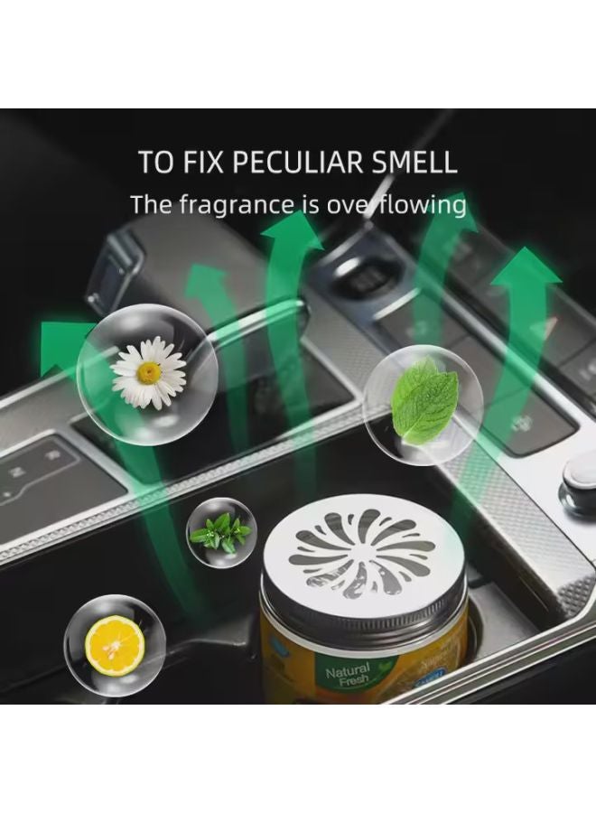 Generic Premium Eco-Friendly Gel Air Freshener for Car and Home – Solid Perfume Dispenser, Long-Lasting Freshness - Vanilla - Image 4