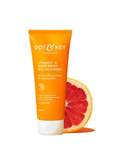 Dot & Key DOT & KEY Vitamin C + E Super Bright Gel Face Wash For Glowing And Brightening Skin | All Skin Types| With Triple Vitamin C| Face Wash For Women & Men|175 Ml  - Image 1
