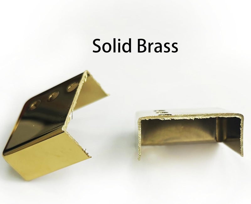 OVSAL 2pcs Brass Humbucker Guitar Pickup Covers, 50mm/52mm Neck Bridge Pickup Covers, Electric Guitar Pickup Covers for Les Paul Electric Guitar Budget friendly sizing alternatives - Image 2